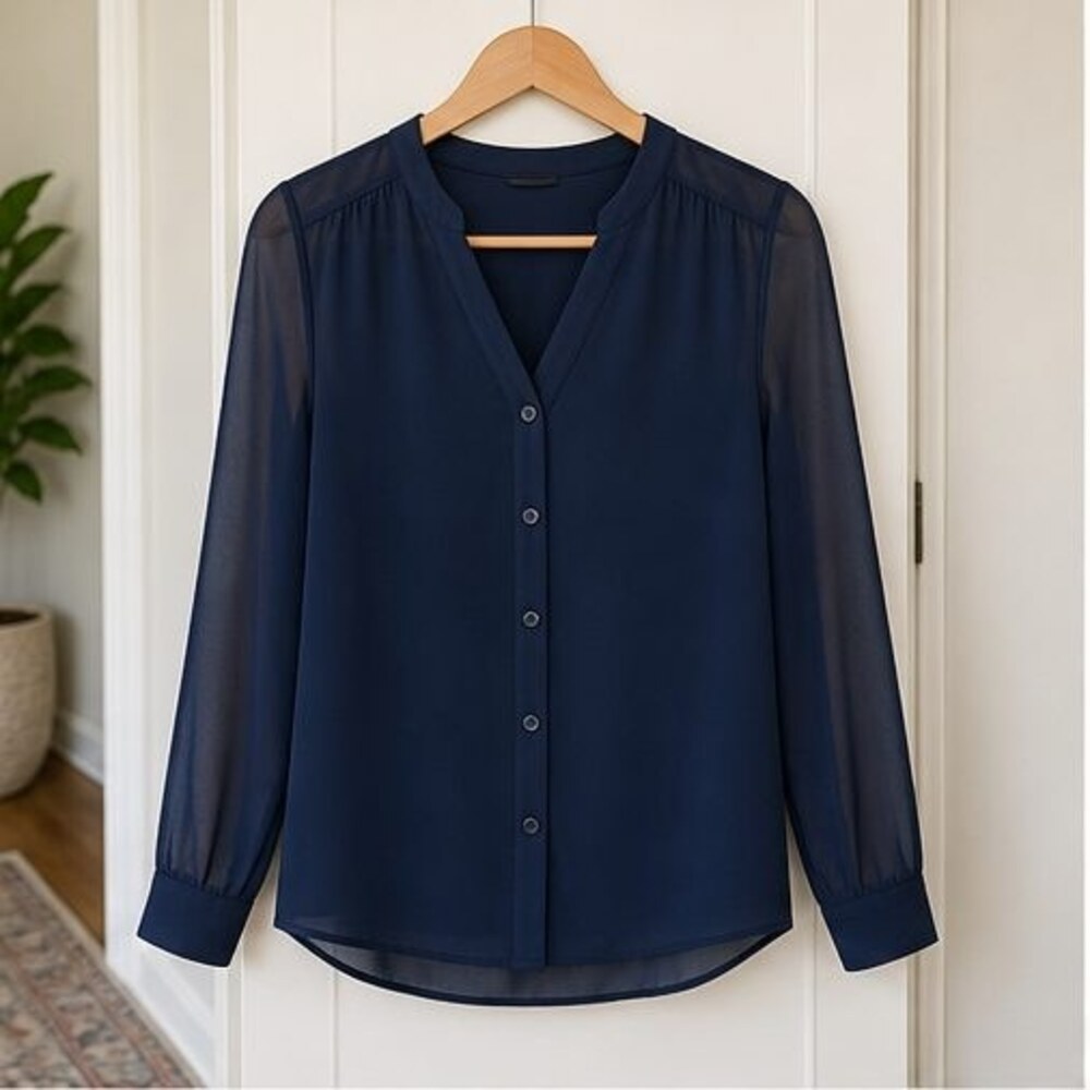 Navy Cami Blouse
